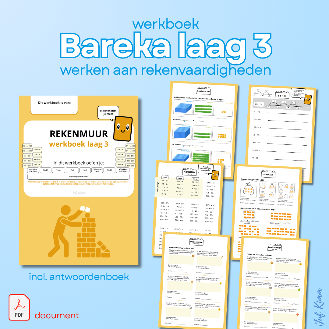 Werkboeken Rekenmuur - Bareka