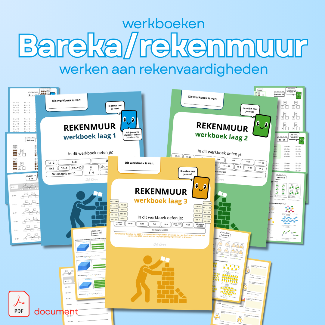 Werkboeken Rekenmuur - Bareka