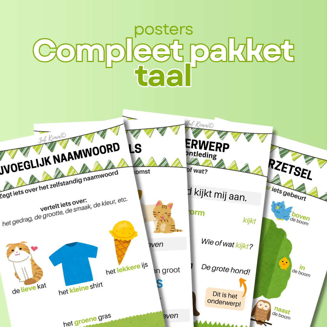 Taal posters - Compleet pakket