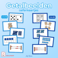 Rekenen - Getalbeeld oefenkaartjes