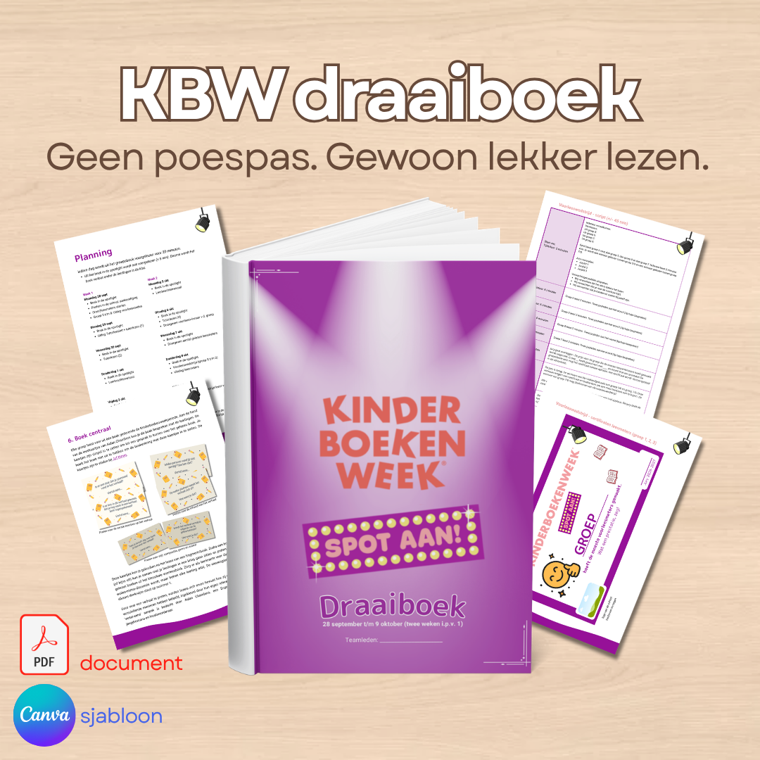 GRATIS - Kinderboekenweek 2026 'Spot aan!' - compleet draaiboek