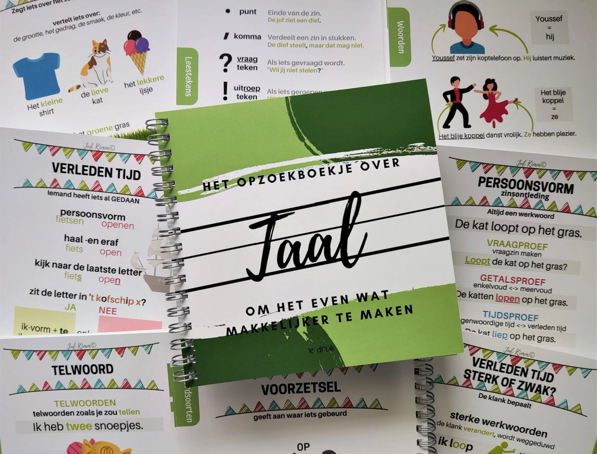 Opzoekboekje Taal van Juf Kimm voor de basisschool