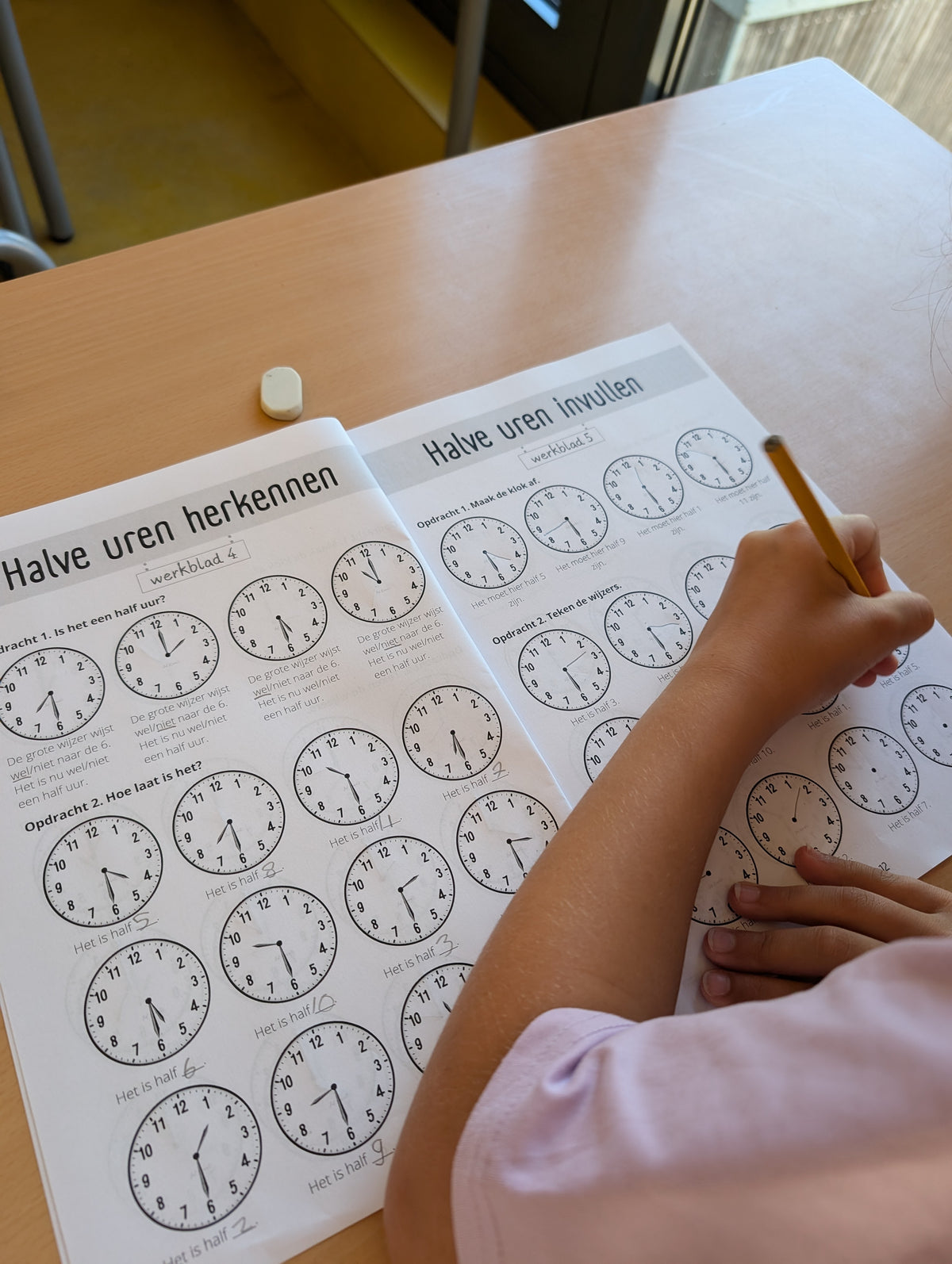 Werkboek - Klokkijken - Analoog (deel 1)