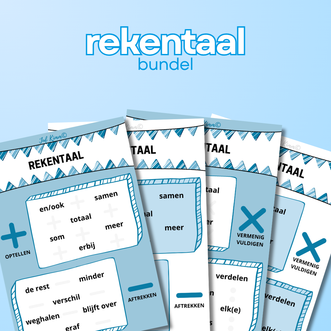 Rekenposters - Rekentaal