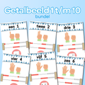 Rekenposters - Getalbeeld t/m 10