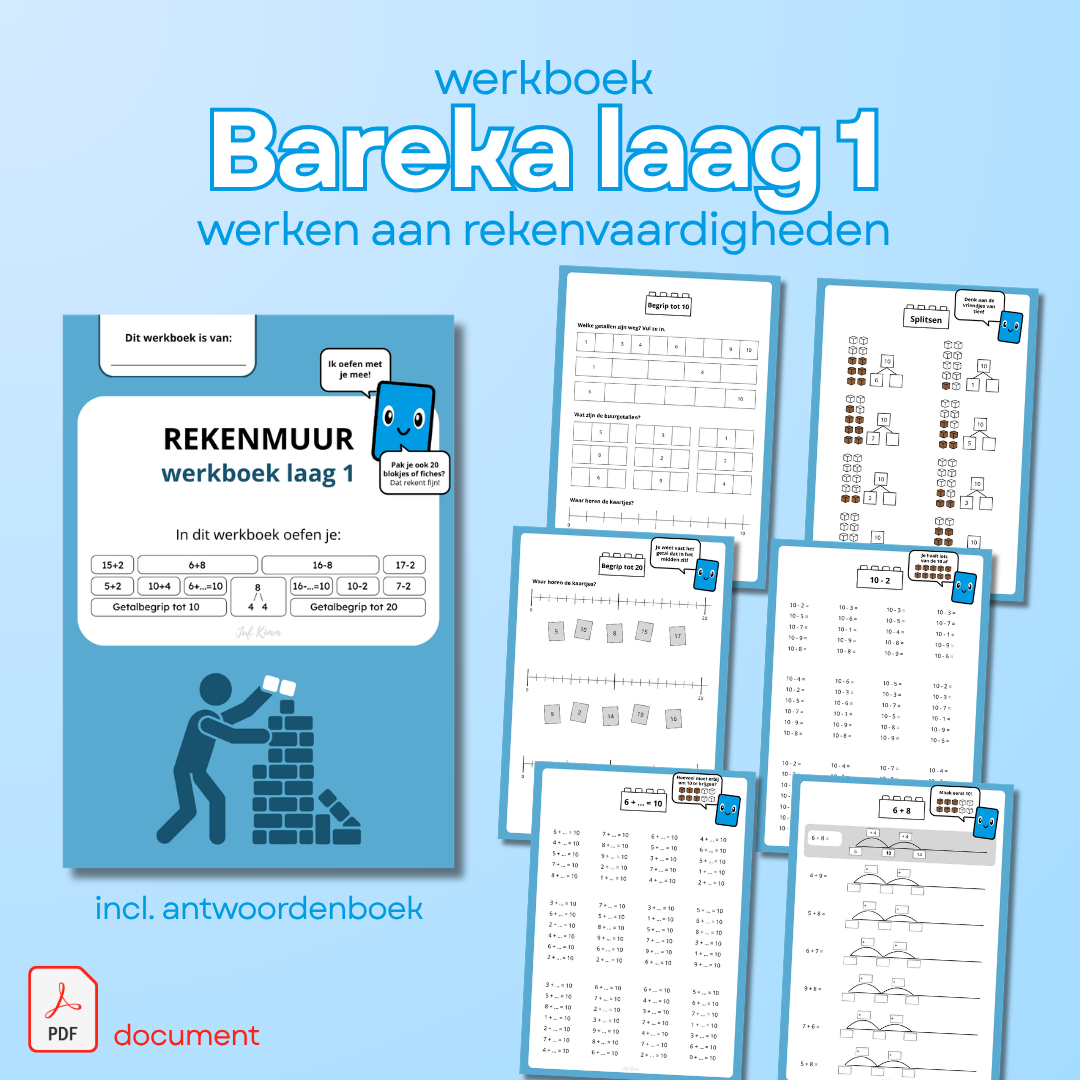 Werkboeken Rekenmuur - Bareka