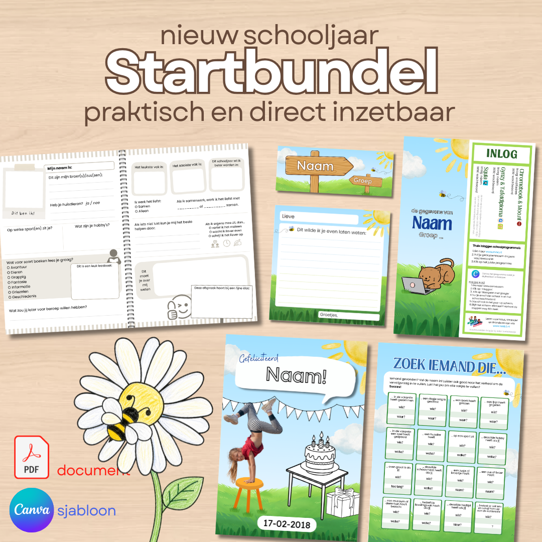 Startbundel - praktisch het nieuwe schooljaar in