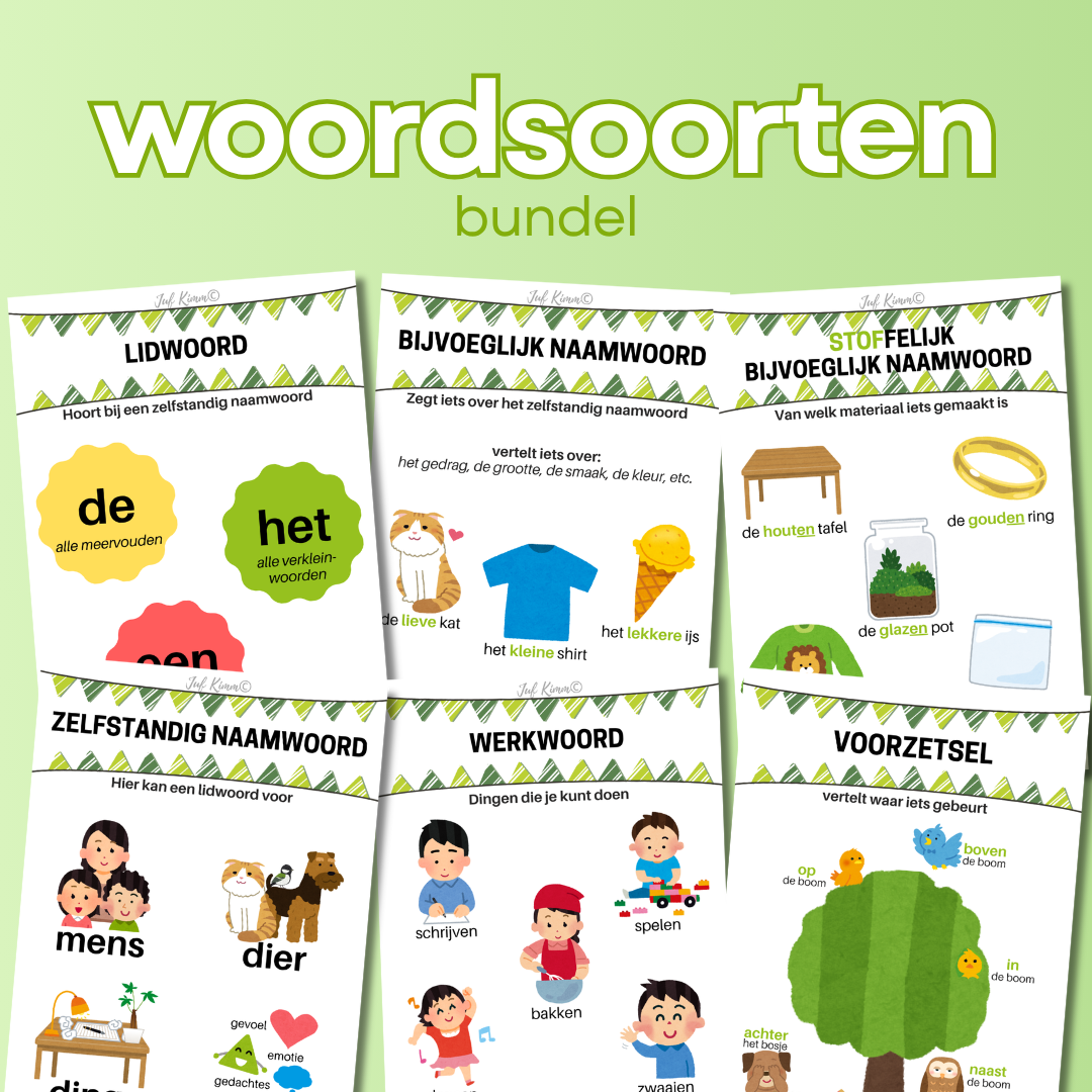 Taalposters - woordsoorten