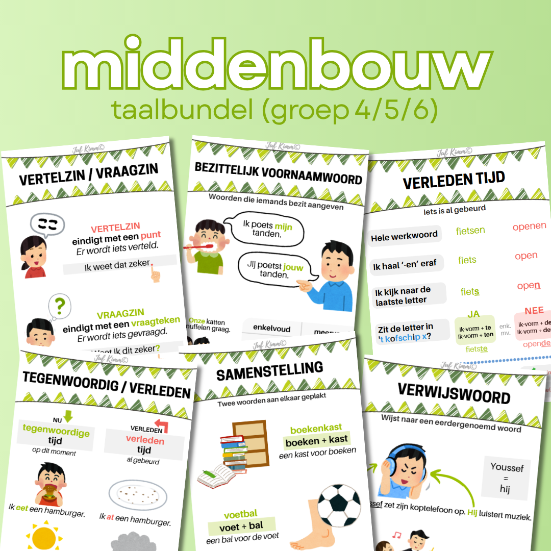 Taalposters - middenbouw (groep 4/5/6)